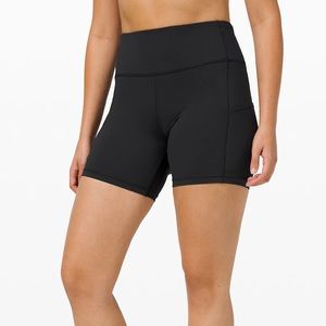 Lululemon Fast and Free shorts, 6 in inseam, black